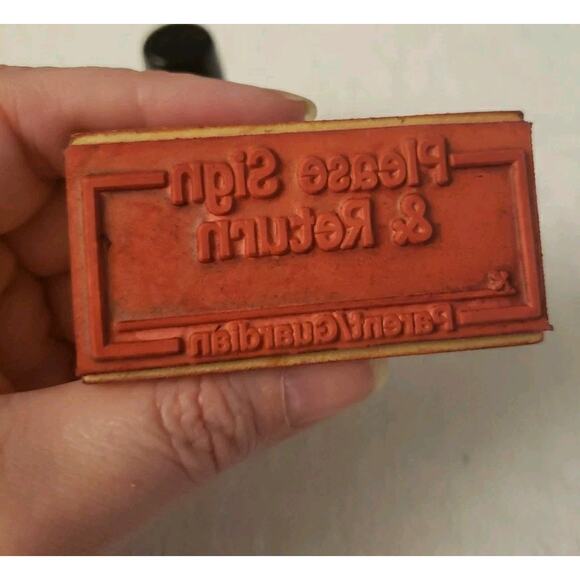 RUBBER STAMPS Lot of 3 Really Good Stuff Teacher Rubber Stamps Wood Mounted - Picture 8 of 8